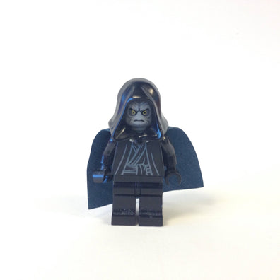 LEGO Minifigure -- Emperor Palpatine - Light Bluish Gray Head, Black Hands-Star Wars / Star Wars Episode 4/5/6 -- SW0210 -- Creative Brick Builders